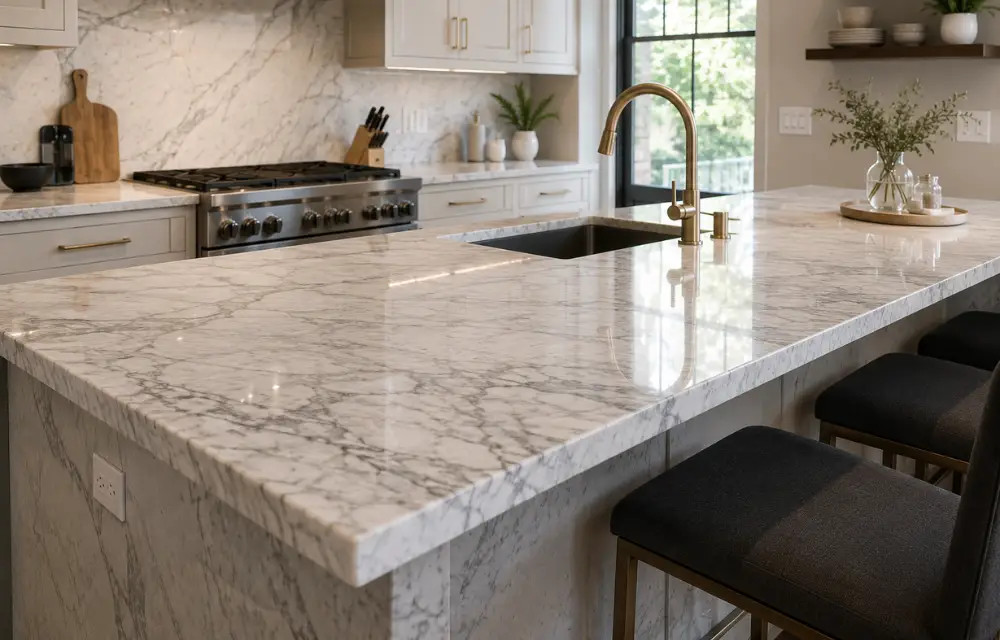 Integrated Marble Sinks